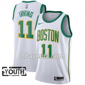 Camiseta Niños Boston Celtics Kyrie Irving 11 2018-19 Nike City Edition Blanco Swingman